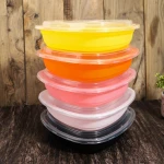 Disposable Meal Box Food Packaging Box Take Away Disposable Microwavable Plastic Food Container Case