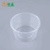 disposable transparent lid 450ml round bowl takeaway plastic soup cup