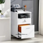 DIY Flat Pack KD Home Office File Storage Printer Stand Table Mobile File Filing Cabinets