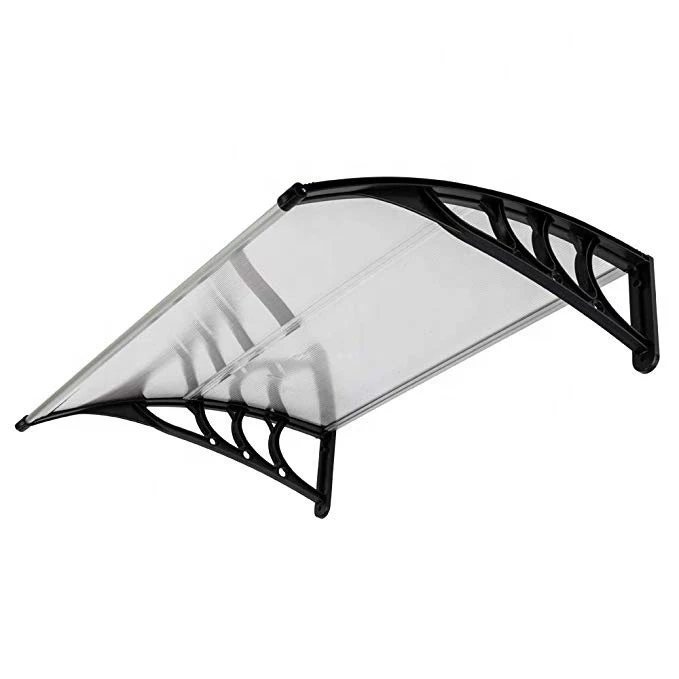 DIY Outdoor Window Awnings Clear Solid Polycarbonate Roof Sheet Canopy Awnings