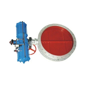 Dn 350 Cheap Cylinder Operated Aeration Butterfly Valve