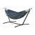 Import Double 2 People Outdoor Fabric Hammock with Space-Saving Steel Stand Travel portable hammock with stand from China