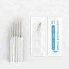 Double Row 19-pin Tattoo Eyebrow Needle Manual Needle Bevel Blade 3D Embroidery Chinese Embroidery Kits