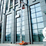 double tempered glass panel exposed curtain wall detail dwg