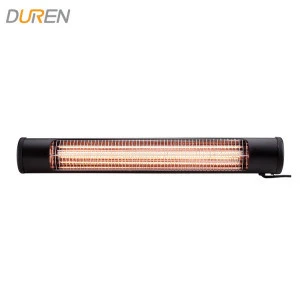 Easy install IP24  1200w  Electric  outdoor patio heater with Halogen lamp