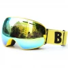 Easy to replace lens venting design free breath anti-slip strap ski sports goggle