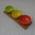 Import Eco Bamboo Fiber 4 sets of snack bowl with bamboo tray from China