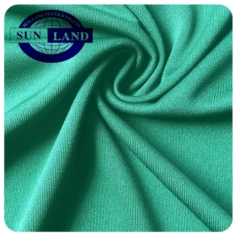 eco friend t shirt clothing 100% RPET repreve recycled polyester weft knitting interlock sports jersey fabric