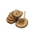 Import Eco-friendly Natural Olive Wood (Handmade) Set of Six Rustic Coasters with Stand from Tunisia