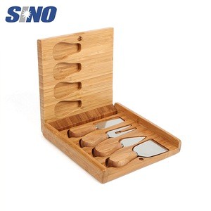 Eco-Friendly Opening Mini With Cheese Tool Bamboo Cheese Cutting Board