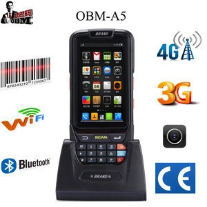 Economic and Reliable warehouse barcode scanner machine transportation courier touch screen device