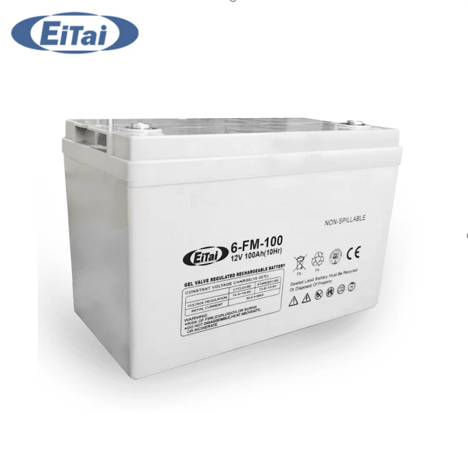 EiTai  Lifepo4 Battery 12V 110Ah Sealed Lead Acid Battery Pack 12Volt Storage CE Certification Battery