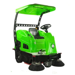 Electric sweeper floor cleaning machine /sweeper with steel brush /electric street sweeper