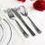 Import Electroplated Silver Plastic Knife Fork Spoon Wedding Party Western Tableware High-End wedding cake knife and server from China