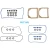 Import Engine Valve Cover Gasket Sets Wholesale Price  VS50607R Valve Cover Gasket for 03-08 Acura Honda Saturn 3.2L 3.5L SOHC 24V from China