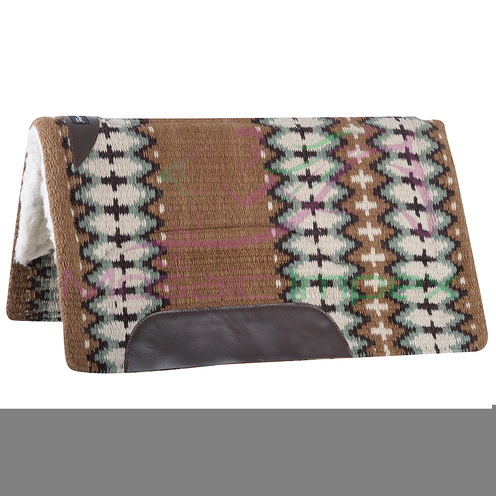 English Quilted Horse Saddle Pad with Pockets Winter Saddle Pads