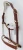 Import EQUESTRIAN HORSE HALTER CHESTNUT WITH EMPTY CHANNEL ON NOSE AND CHEEK PIECE WITH SUPERIOR QUALITY GOLD HARDWARE AND WHITE PADDED from China