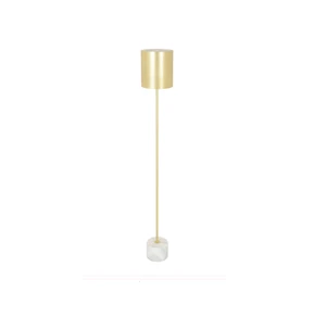 European country top sale high quality steel with marble plate brass table light