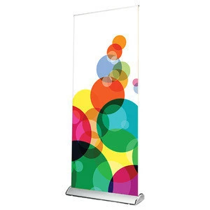 EXPOMAX Outdoor Advertising Promotional Cheap pull up standing moving  roll up banner stand