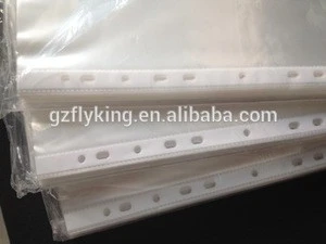 Factory clear plastic folder sheet protectors/file holder/pp folder with documents
