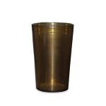 Factory custom-made AS tea colored plastic cup 9.5oz water cup tea restaurant supplies cup .