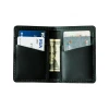 Factory custom PU leather business men travel wallet leather bifold wallet with card holder