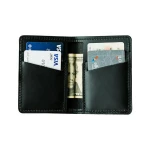 Factory custom PU leather business men travel wallet leather bifold wallet with card holder