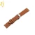 Import Factory customized handmade light brown genuine leather watch band from China