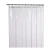 Import Factory direct custom hookless polyester white shower curtain from China