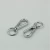 Import Factory Direct Hardware Accessories Gold Silver Light Keychain Buckle Metal Hook Swivel Dog Snap Hook from China