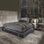 Import Factory direct italy modern light luxury double bed design home bedroom leather bed bed room furniture from China
