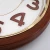 Import Factory Direct Round Wooden Wall Clock with Quartz Clock Movements from China