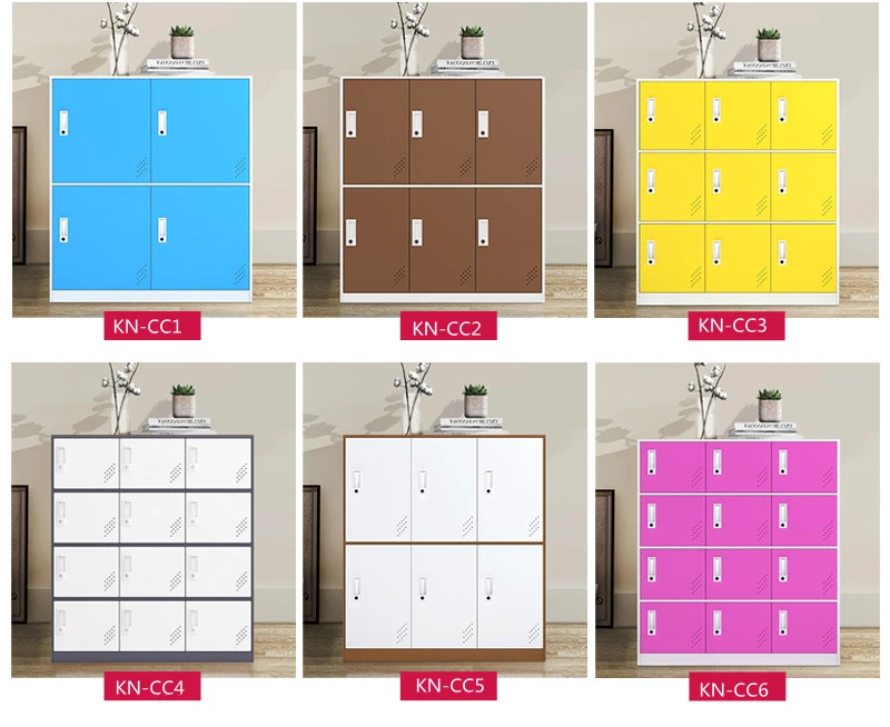 Factory direct supply ABS plastic locker easy to clean storage cabinets with doors