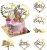 Import Factory Direct Supply Flower Acrylic Cake Insert  Happy Birthday Wedding Cake toppers Decoration from China