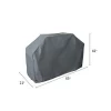 Factory great price weather resistant 300D 500D polyester dustproof outdoor barbecue tool waterproof bbq grill cover