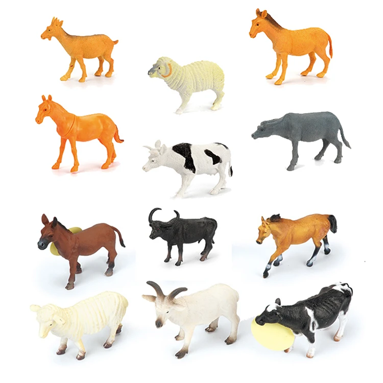 Factory hot sale highly cost effective pvc farm figure animal toys