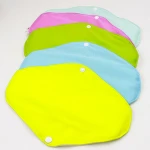 Factory Outlet Bamboo Cotton Sanitary Pad Washable Aunt Towel Plain Female Sanitary Napkin Environmental Friendly Breathable