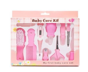 Factory Price 10Pcs Safety Nail Cutter Newborn Hair Nail Foot Baby Health Care Baby Manicure Set