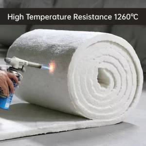 Factory Price 1260 Degree Refractory Alumina Silicate Needle Ceramic Fiber Insulation Blanket