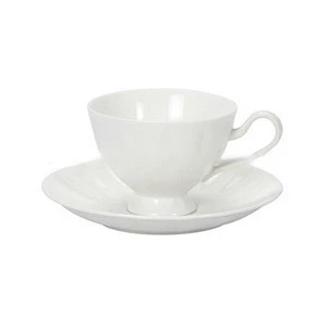 factory price 320ml sublimation white tea cup cheap porcelain mug