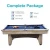 Import Factory Price Billiard Sports MDF Playfield Professional Snooker Pool Table Accessories Billiard from China