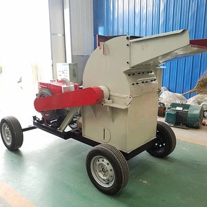 Factory price Diesel wood crusher/wood log chips making machine/mobile wood crusher crushing machine for waste wood