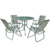Factory price durable indoor garden patio table and chair set of 6