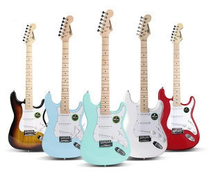 Factory Price  Full Size Electric Guitar High Quality OEM Made In China stringed instruments