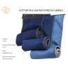 Factory Price Professional Manufacturer Supplier polyester spandex stretch denim fabric