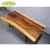 Import Factory price suar wood live edge slab table / solid walnut slab dining table with natural edge metal legs from China