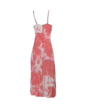 Factory Price Summer Elegant Tie-dye  Beach Maxi Dresses Women Boho Style Halter Casual Dresses