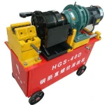 Factory sale cheaper price Steel/ rebar straight thread screw rolling machine HGS-40/ thread rolling machine