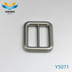 Factory Spot Sale  metal 1.25" inch adjuster  zinc alloy  adjuster brush nickel color for handbag Y5071