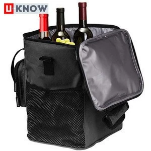 Factory wholesale newest waterproof 4 person wine picnic bag